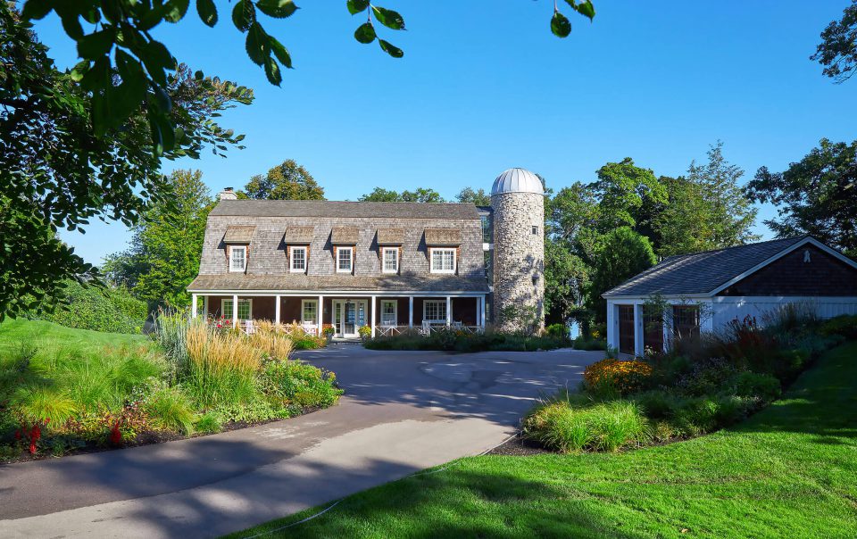 Country home landscaping